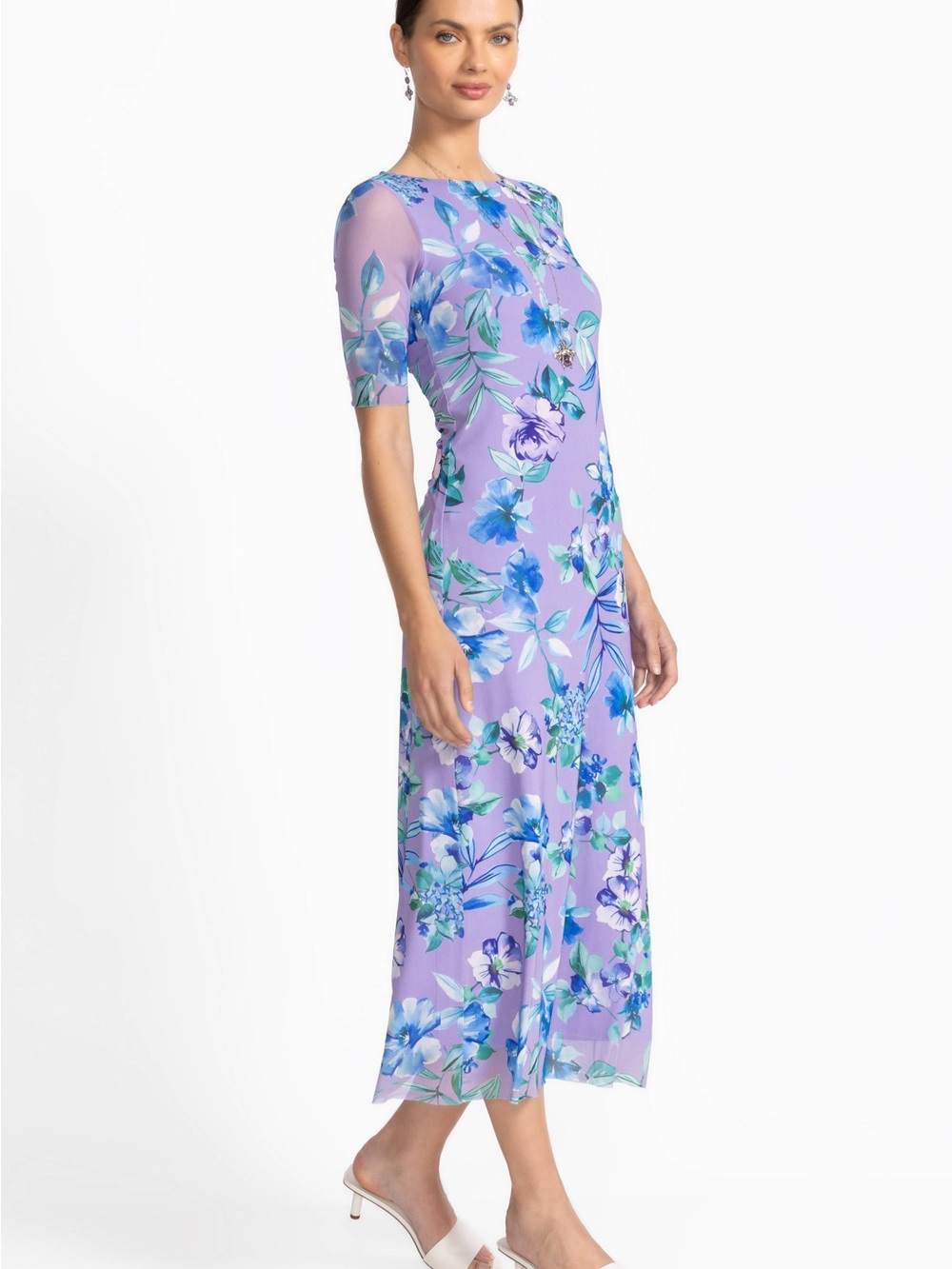NWT Johnny Was ASTRID MESH MIDI DRESS